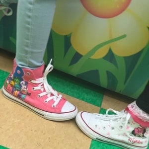Custom “Big Kids”  Converse ALL STAR High Tops | personalized shoes | converse | character, band, team, logo shoes