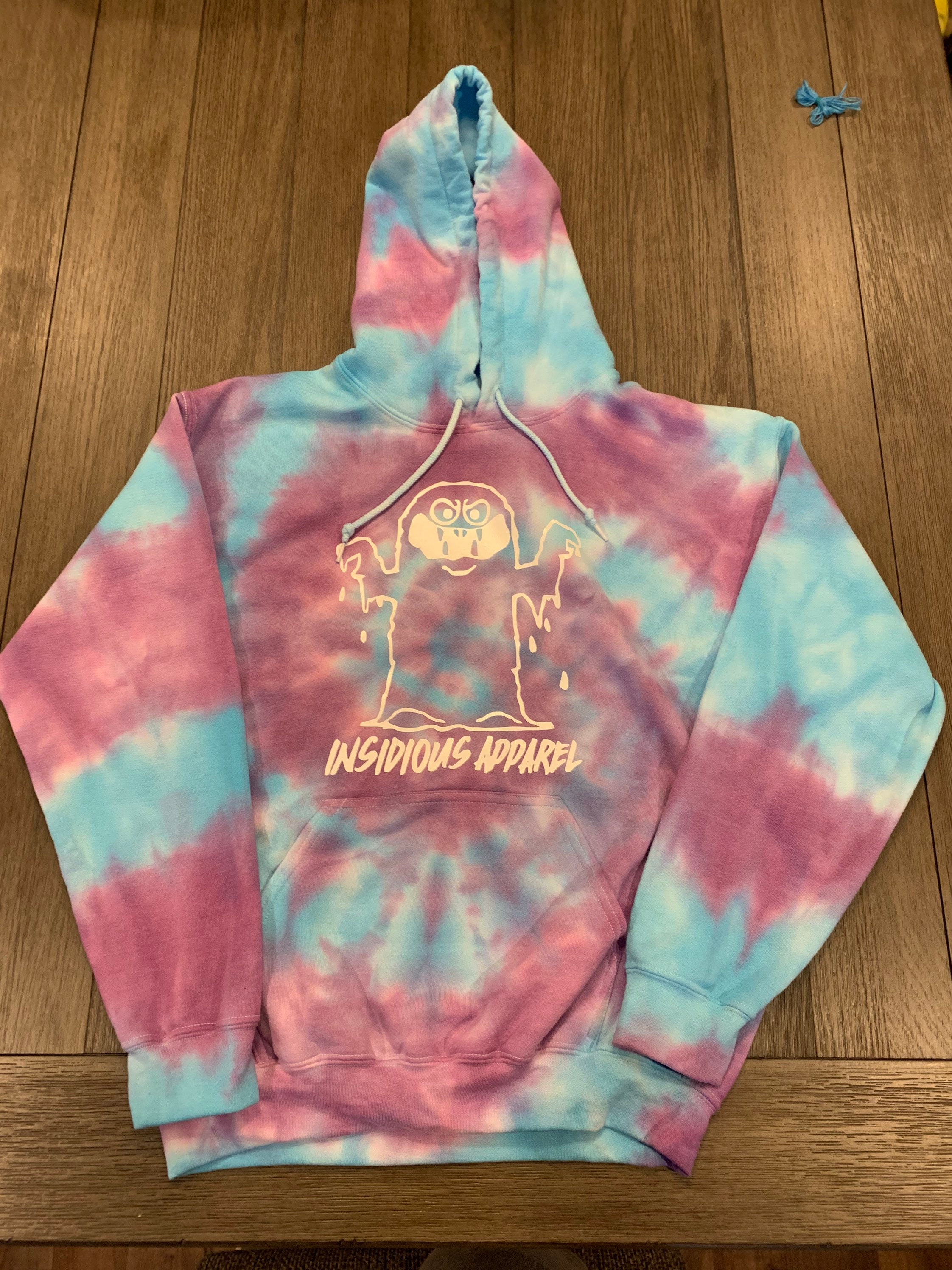 purple monster hoodie