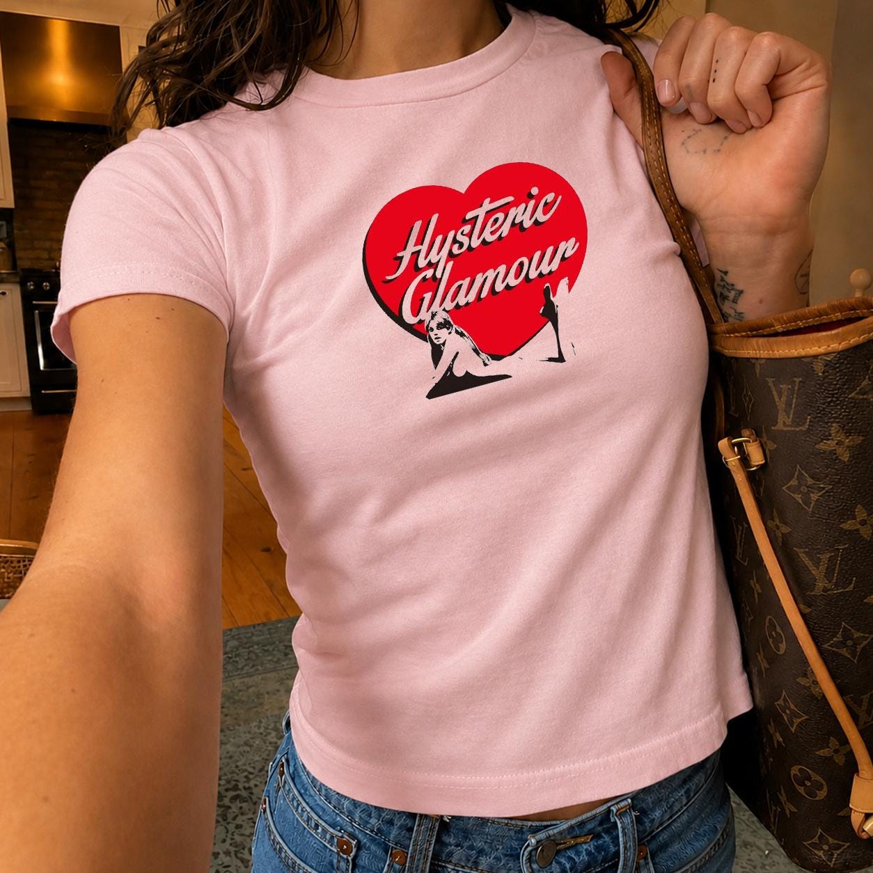 Hysteric Glamour Baby Tee - Etsy