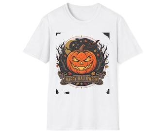 Camiseta de Halloween con calabaza de Jack-o'-lantern / Disfraz de Halloween sexy para mujer