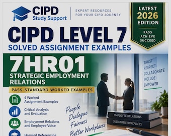 CIPD Niveau 7 7HR01 Opgeloste Opdrachtvoorbeelden | 2026