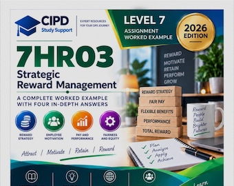 CIPD Niveau 7 7HR03 Opgeloste Opdrachtvoorbeelden | 2026