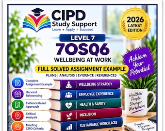 CIPD Niveau 7 7OS06 Opgeloste Opdracht Voorbeeld 2026 | Volledige Antwoorden