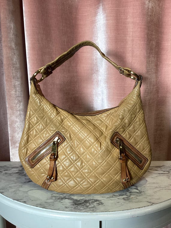 Y2K Marc Jacobs Leather Quilted Banana Hobo Bag - Etsy