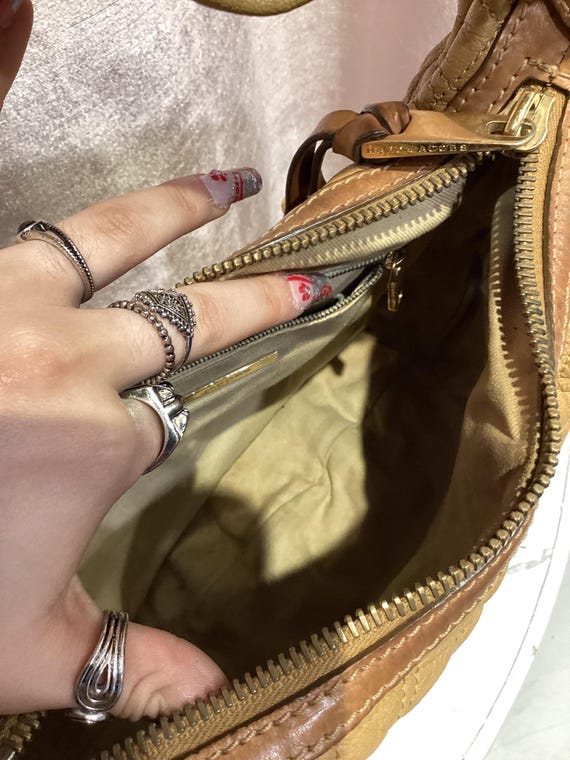 Y2K Marc Jacobs Leather Quilted Banana Hobo Bag - Etsy