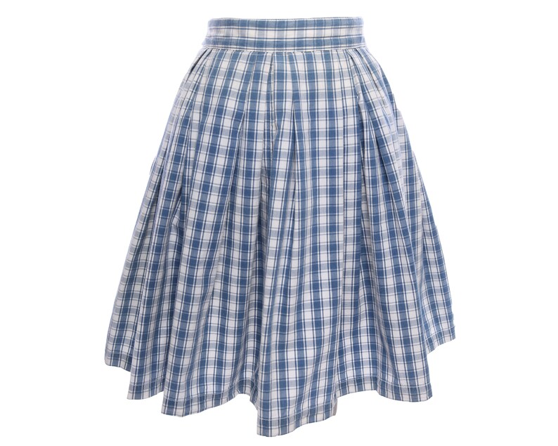 plaid high waisted jeans