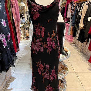 Vintage Y2K Formal Floral Dress