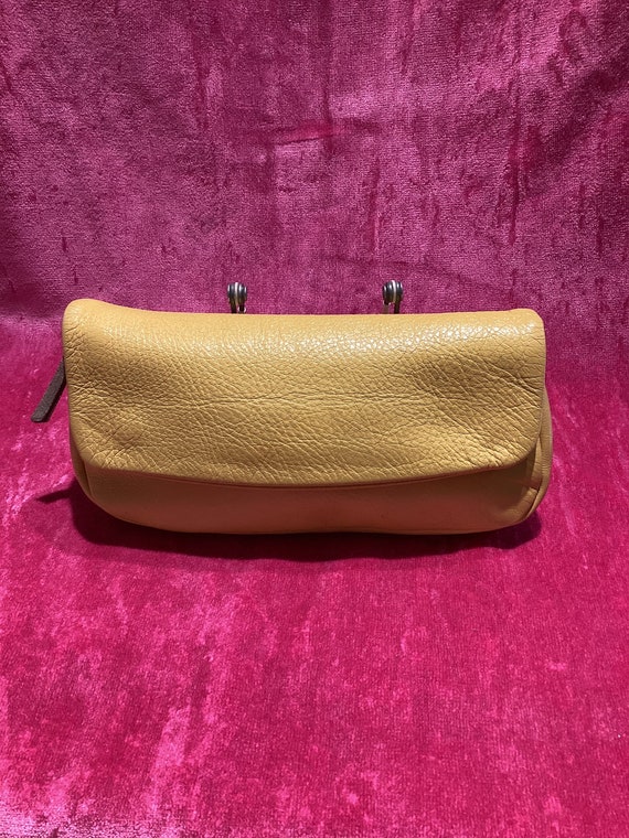 Vintage 1960’s  yellow leather mini bag