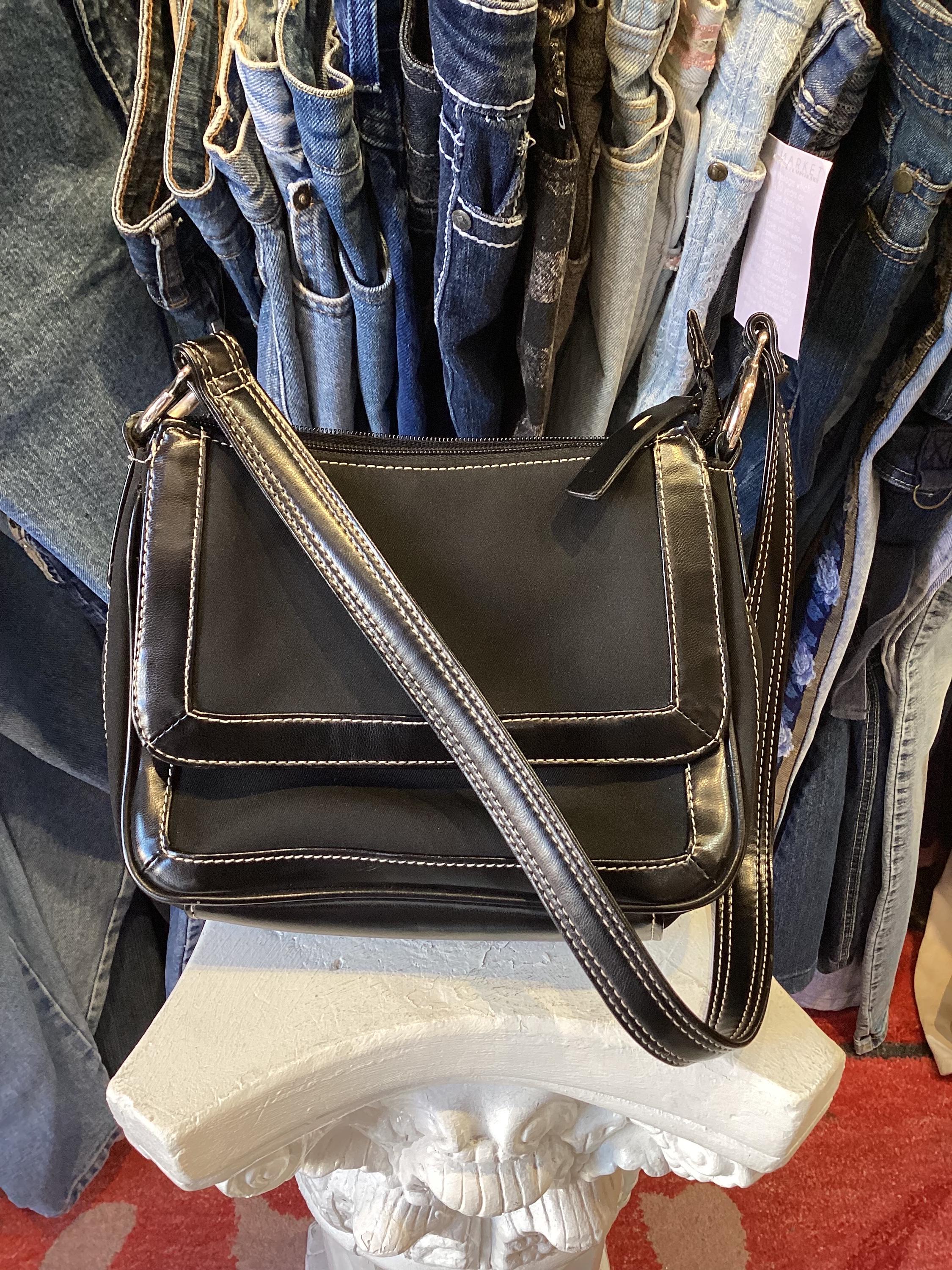 Vintage Y2K Nine West Shoulder Bag W/ White Stitching - Etsy Israel