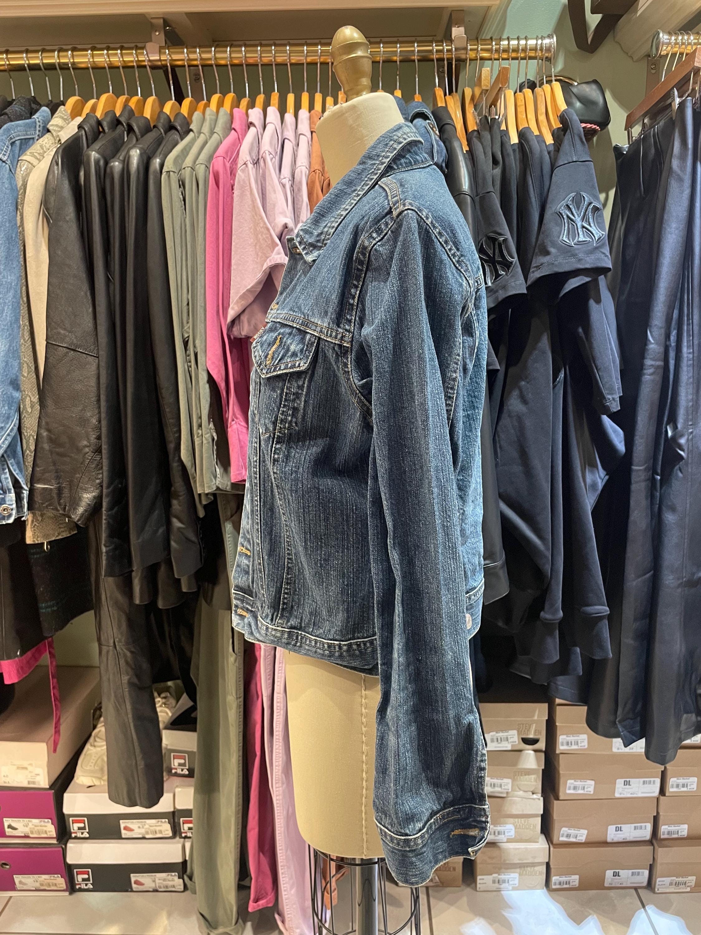 Vintage Y2k Rocky Denim Jacket - Etsy