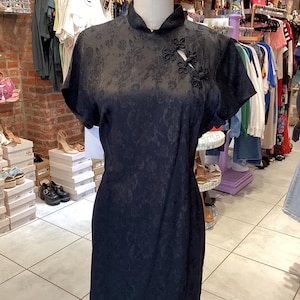 Vintage 90’s Black Mini Dress Size L