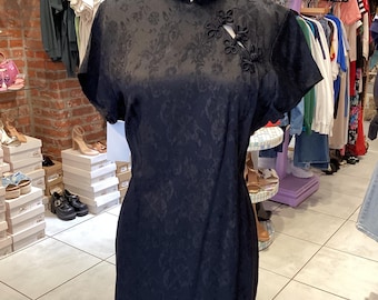 Vintage 90’s Black Mini Dress Size L