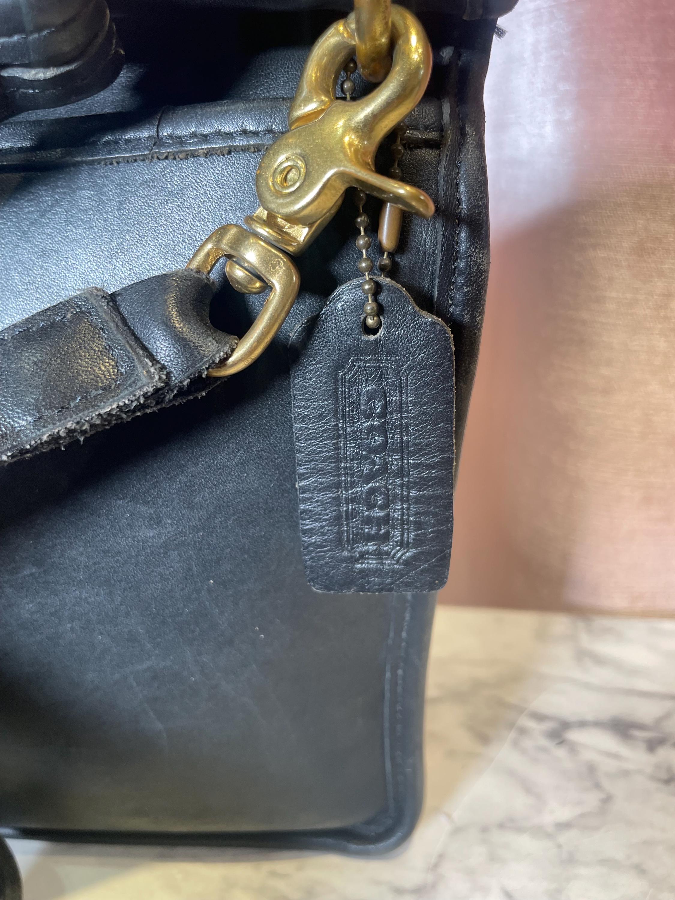 バッグ Vintage Coach Top Handle Shoulder Bag Vintage 90s Coach Classic Top Handle Crossbody Shoulder Bag