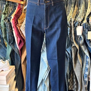 Vintage Tutti Filipino High-rise Contrast Stitch Tapered Jeans