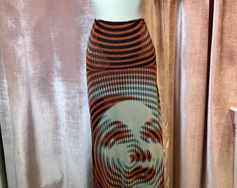Vintage Y2K 90s Jean Paul Gaultier Soliel Maille Face Optical