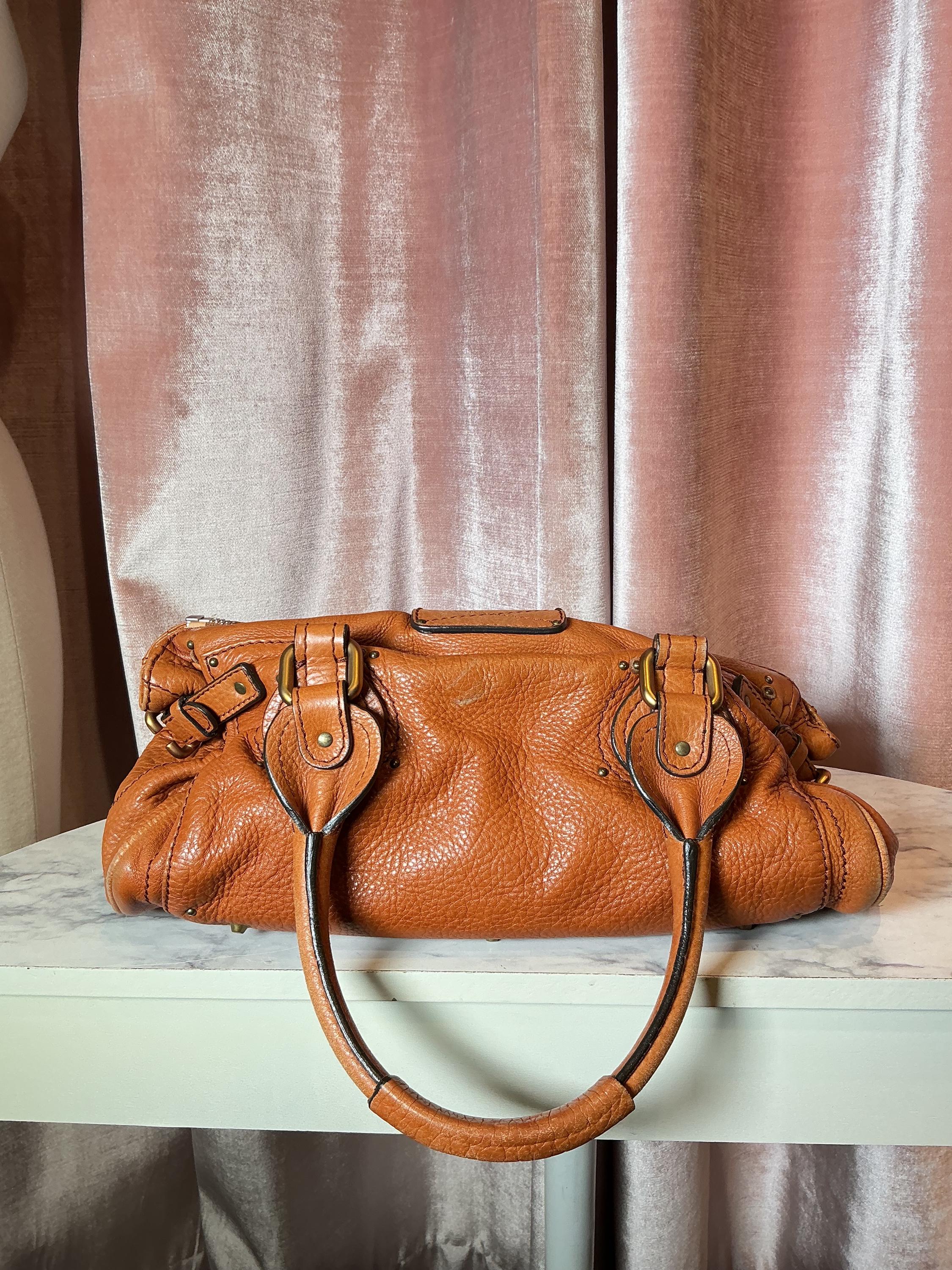 Vintage Y2k Early 2000s Chloe Paddington Satchel Leather