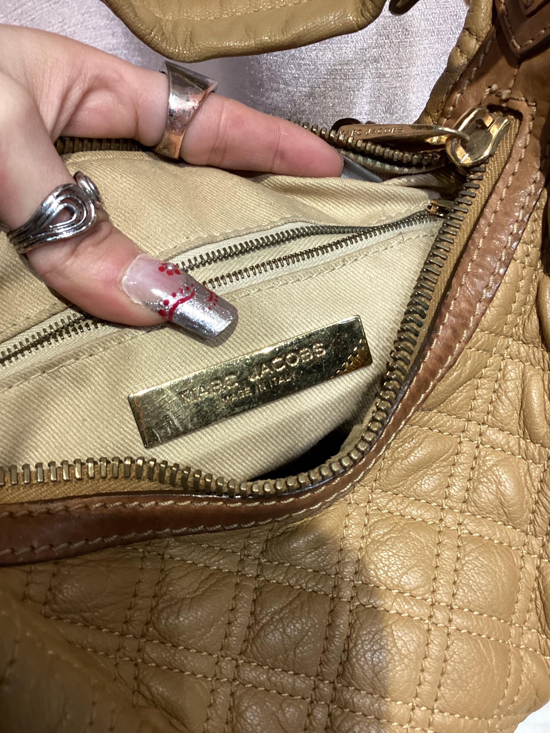 Y2K Marc Jacobs Leather Quilted Banana Hobo Bag - Etsy