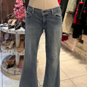 Jean DKNY évasé taille basse vintage Y2K