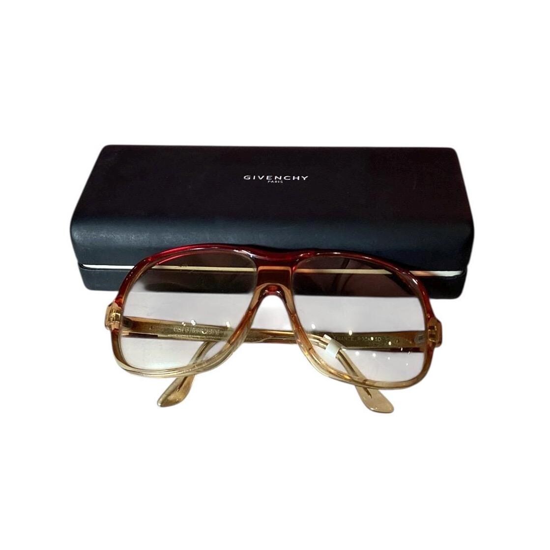 Vintage 1970s Givenchy Gradient Sheer Amber Lens Aviator Sunglasses Amber 70s Sunglasses - Etsy main image 3