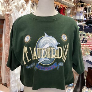 Vintage Fort Lauderdale, Florida Cropped Tee