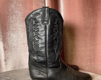 1990年代のヴィンテージ、ジェシーのブラック刺繍入りクラシック