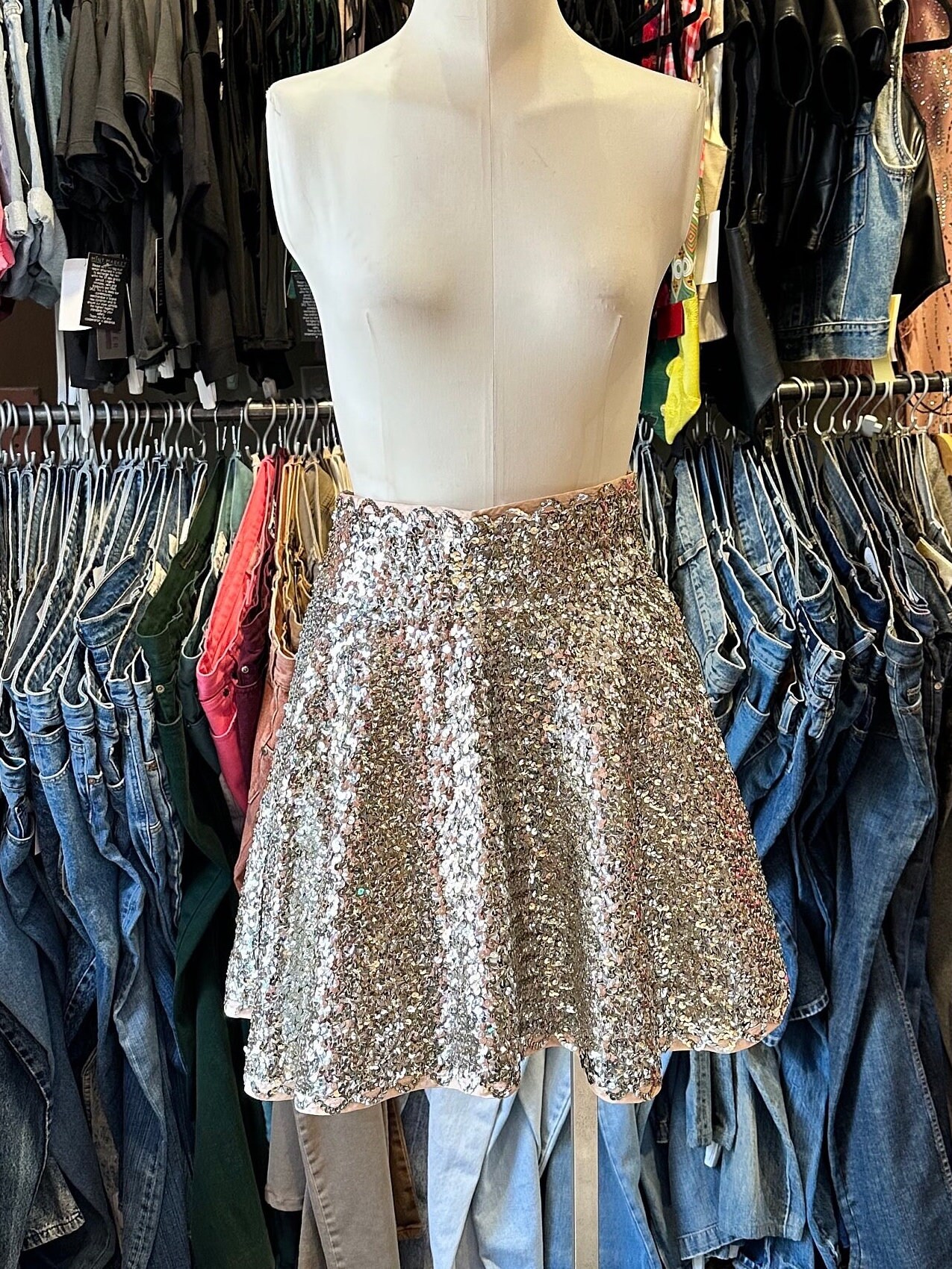 Glitter skater skirt hot sale