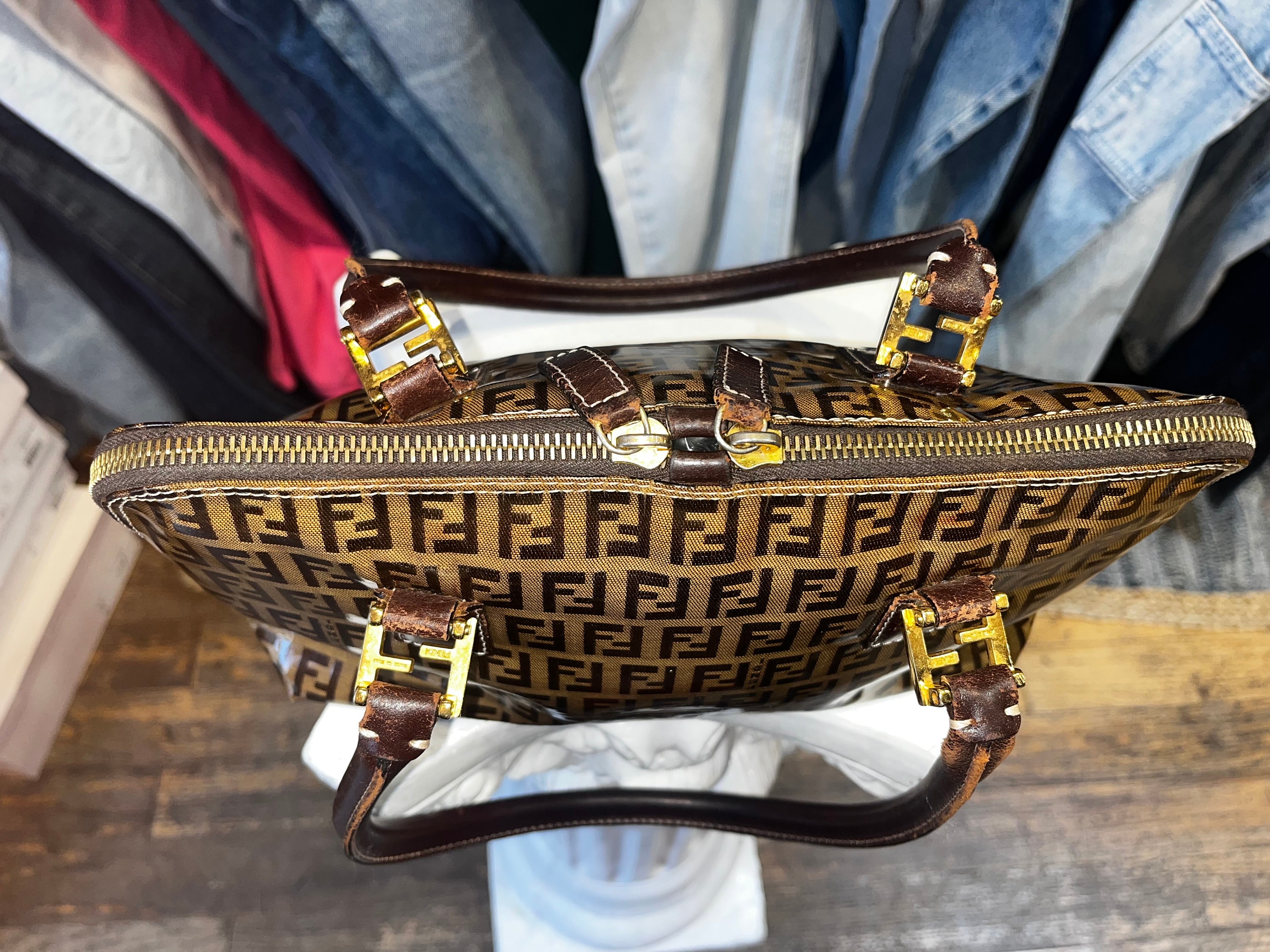 FENDIバケハ yuu FENDI X JOSHUA VIDES Nylon FF Cloudy Mini