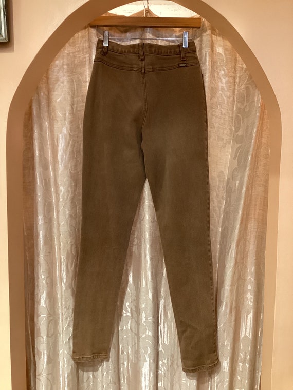 80s brown Gloria Vanderbilt mom jeans - image 2