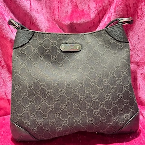 Vintage Y2K GUCCI Micro GG Canas Crossbody Bag