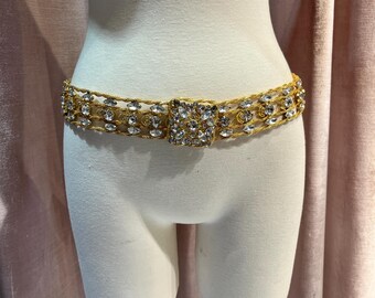 Kenneth Lane Belt, Jeweled Rhinestone, Ultra Luxurious, Rare  display picture 3