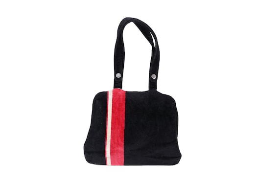 VINTAGE 60s VELVET Stripe BAG