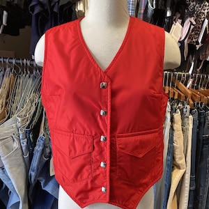 Vintage 1980s Ski Puffer Quilted Vest