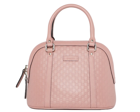 Gucci Guccisma Mini Dome Leather Monogram Top Handle