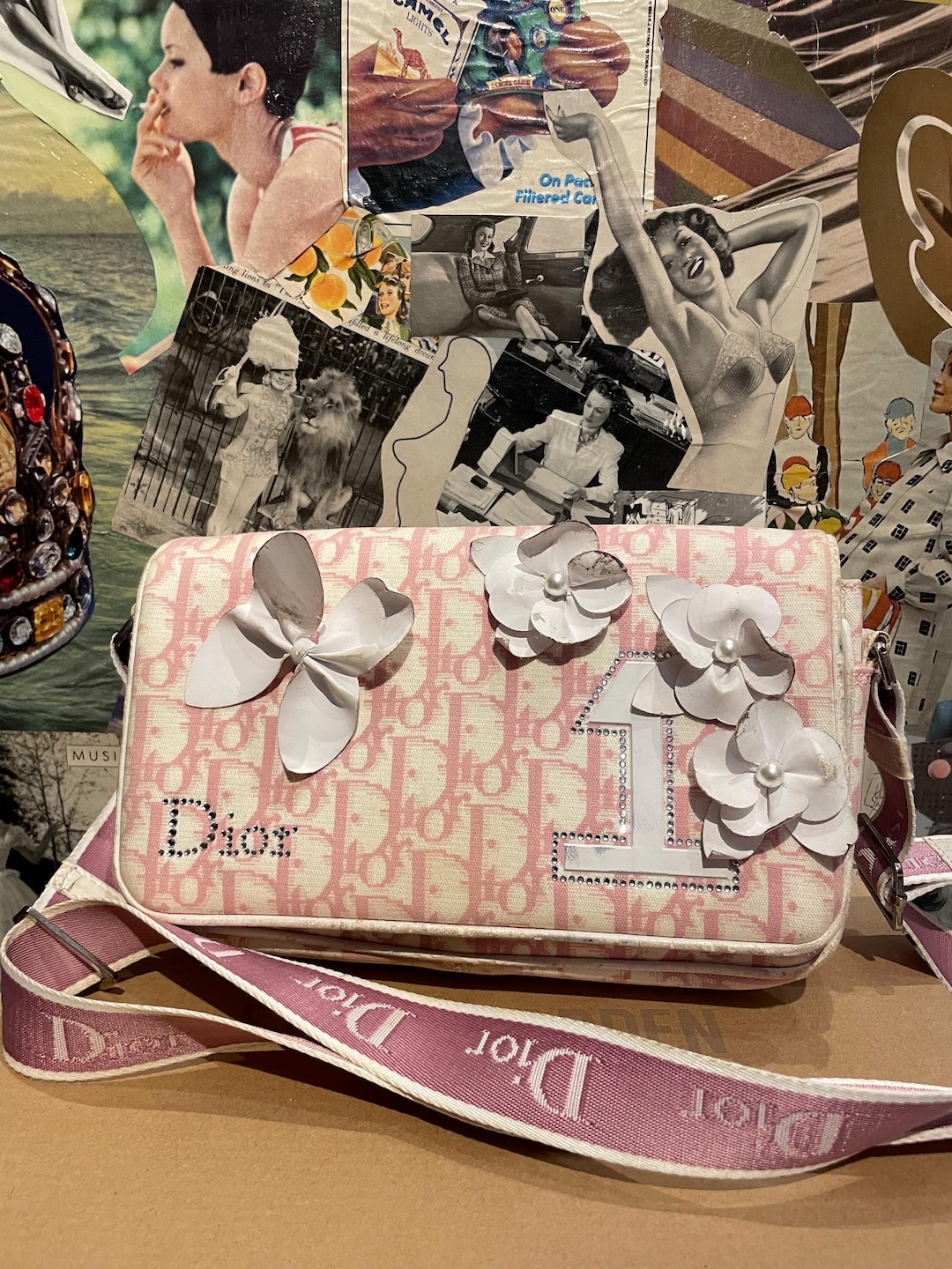 Chistian Dior, Vintage saddle shoulder bag - Unique Designer