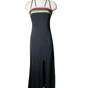 green emerald velvet dress Rasta Crochet Top Maxi Dress