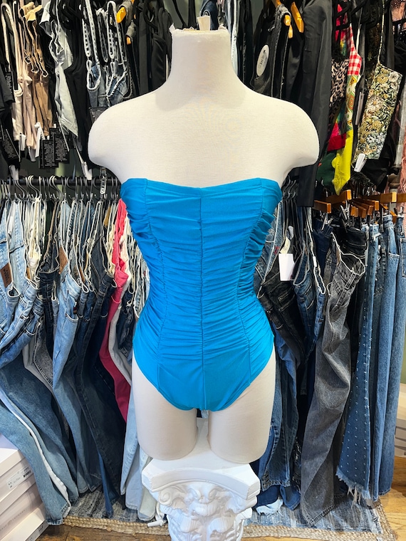 Vintage 80's ruched One Piece Swimsuit | Structure