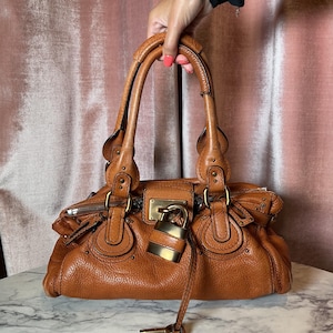 Chloé Silverado leather hand bag black Chloe Silverado Boston Bag Leather Shoulder Bag Black
