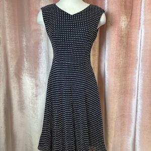Vintage Y2K Talbots Polkadot Midi Dress