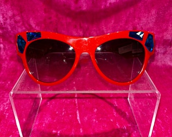 小物 OLIVER PEOPLES vintage sunglasses y2k / OLIVER PEOPLES Vintage Sunglasses Black Frame Pink Orange