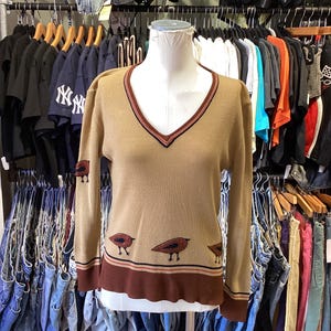 Vintage 1970’s Birdy Embroidery Sweater