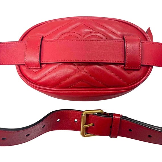 Gucci Marmont Oval Belt Bag 18 Belt Size 85 View 3