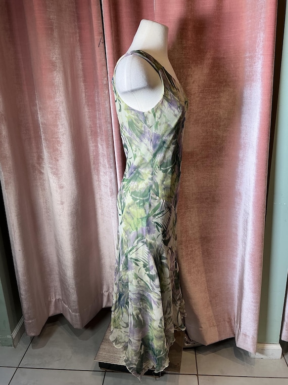 fitted lace wedding dress NEW Jonathan Martin Black Pink & Tan Floral Maxi Dress main image 0