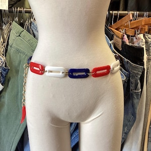 トップス theredthread S logo belt tops white Lightship Crew Top - Red Stripe – Lightship Brands, LLC