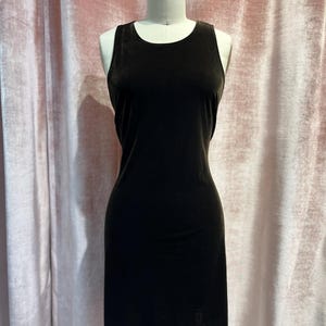 Vestido skater mini acampanado con espalda cruzada de terciopelo de los años 90