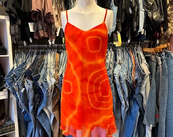 Vintage Miami Tie Dye Slip Dress