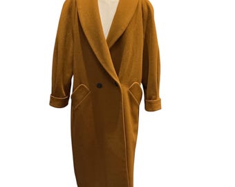 Vintage 1990's Unisex Jean Paul Gaultier Wool Long Coat Large XL X