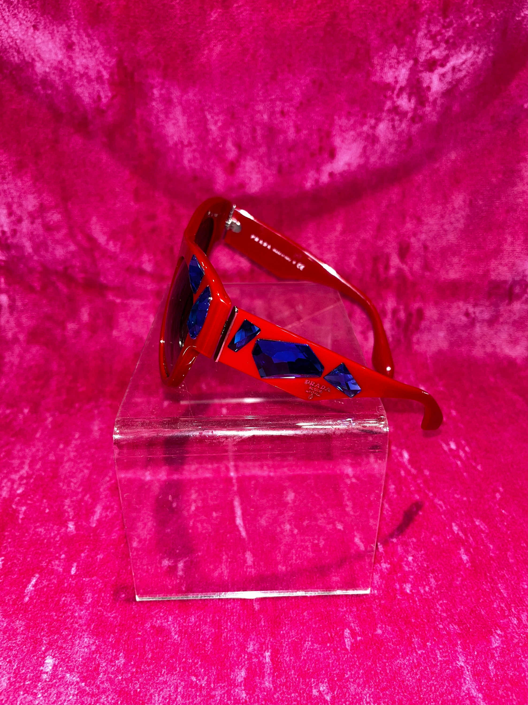 Vintage Y2K Prada Jewel Sunglasses - Etsy