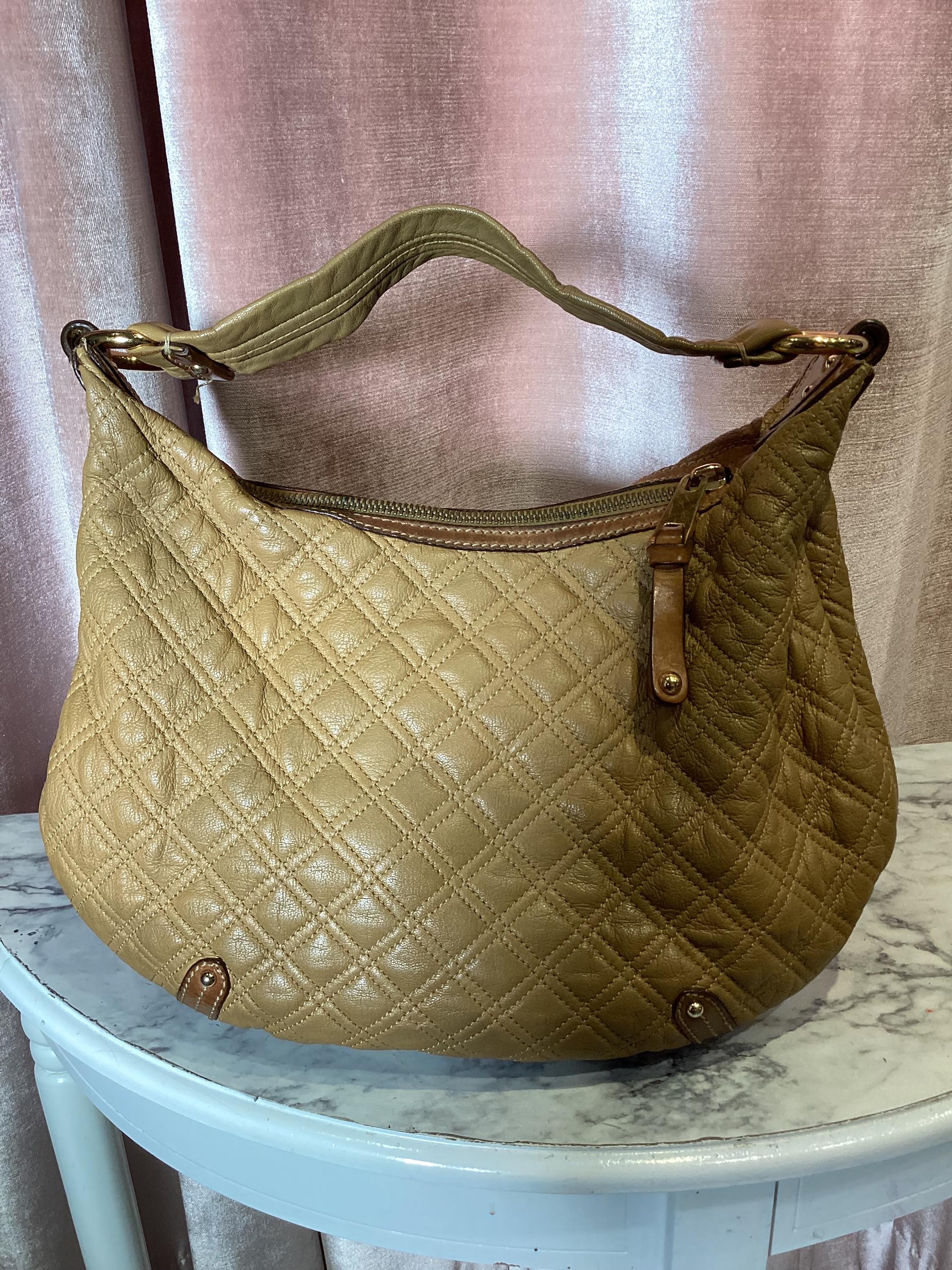 Y2K Marc Jacobs Leather Quilted Banana Hobo Bag - Etsy