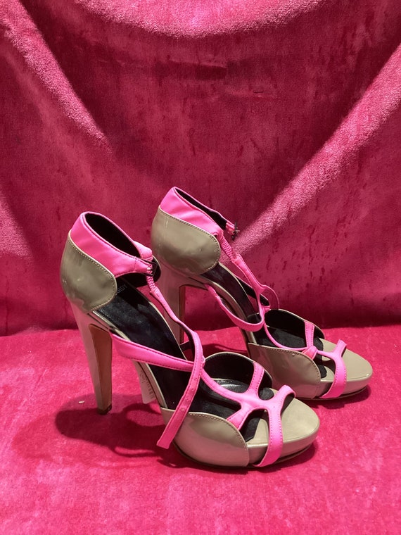 Vintage Y2K Pierre Hardy Neon Heels
