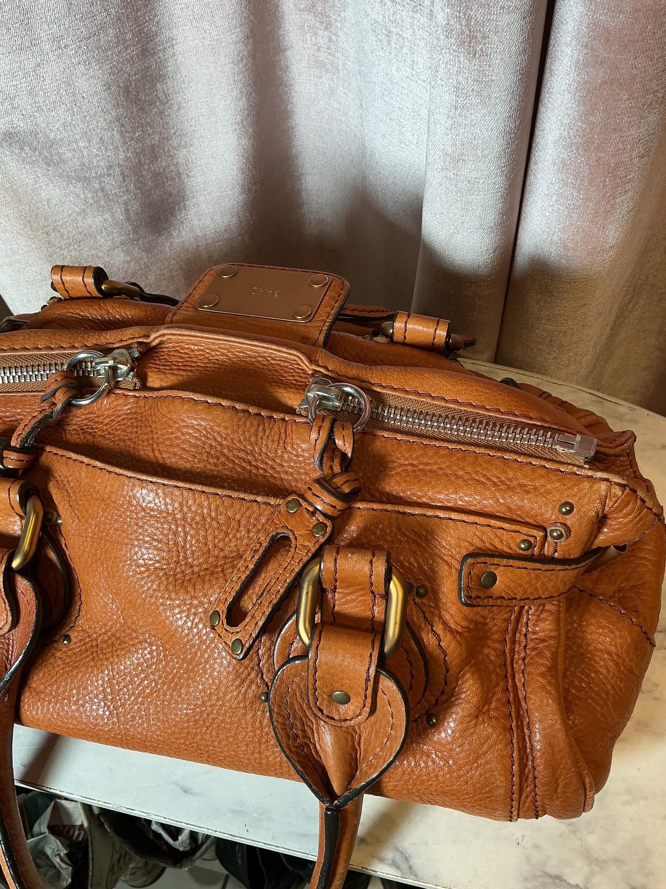 Vintage Y2k Early 2000s Chloe Paddington Satchel Leather